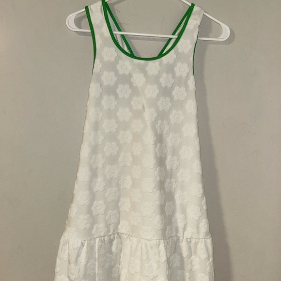 Floral White Kids Dress - Picture 2 of 5